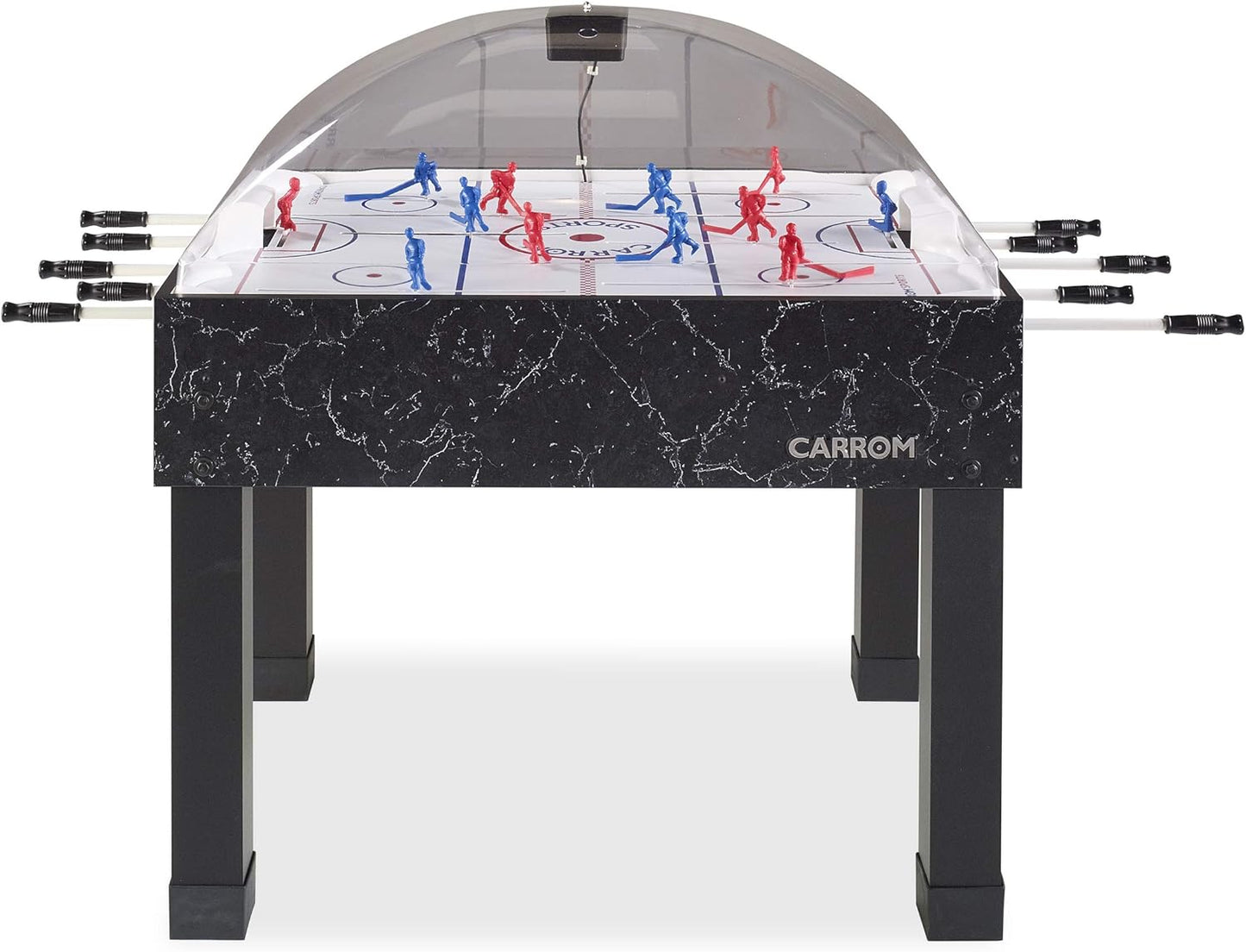 Carrom Super Stick Bubble Hockey Table - Black