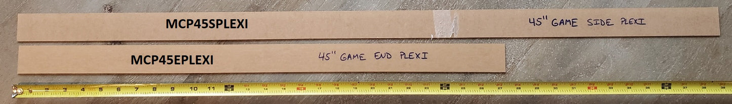 Plexi Glass Side/Long Clear (for 45