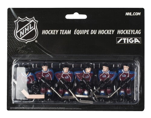 STIGA Colorado Avalanche NHL Table Hockey Team Players