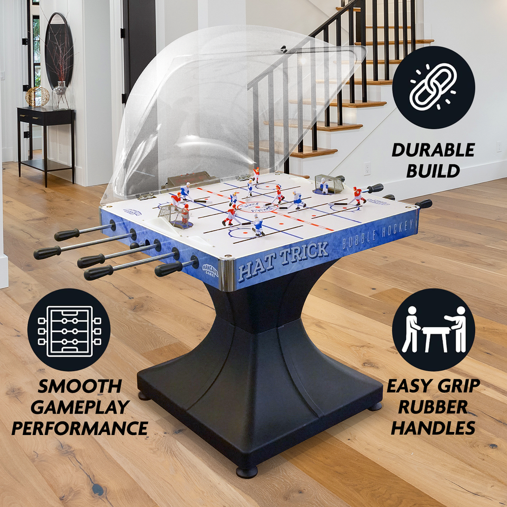 
                      
                        Hat Trick Bubble Hockey Game
                      
                    