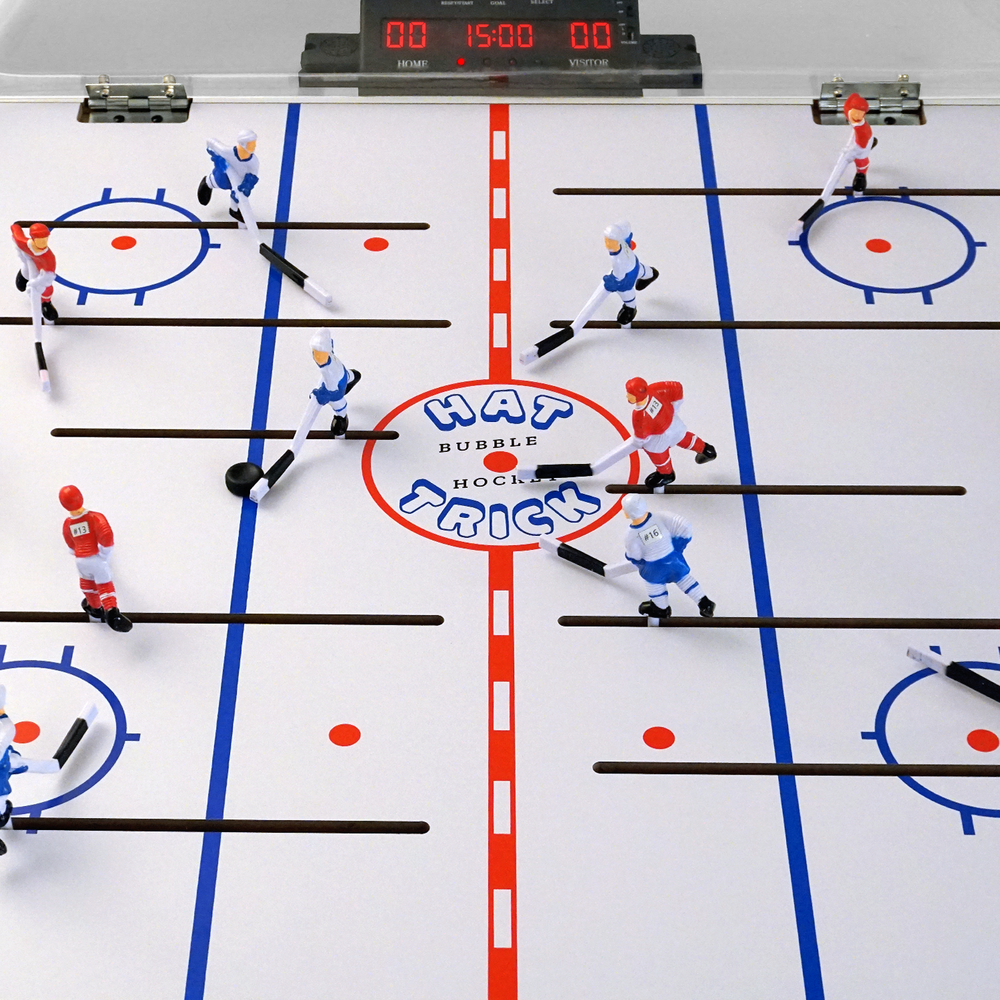 
                      
                        Hat Trick Bubble Hockey Game
                      
                    