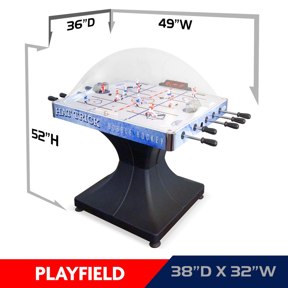 
                      
                        Hat Trick Bubble Hockey Game
                      
                    