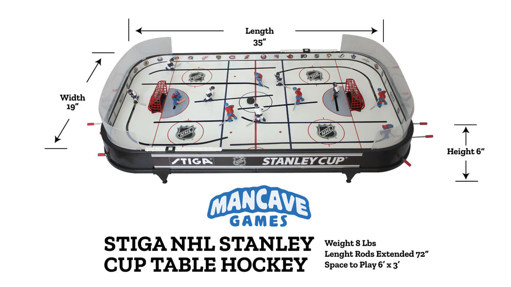 
                      
                        STIGA Bundle - NHL 3T Table Hockey, Game Stand & Carry Bag
                      
                    