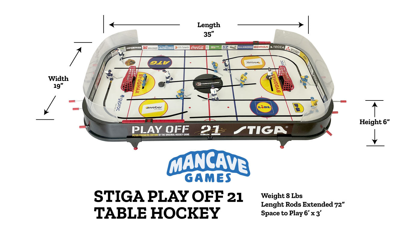 Canna Da Hockey Da Tavolo STIGA – Coppia Porte + Rete Gatorade E Tenda Trasparente