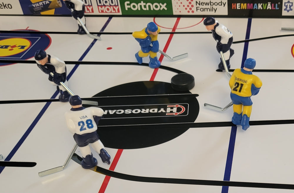 Open Box - STIGA Sweden vs USA PlayOff 21 Rod Hockey Table