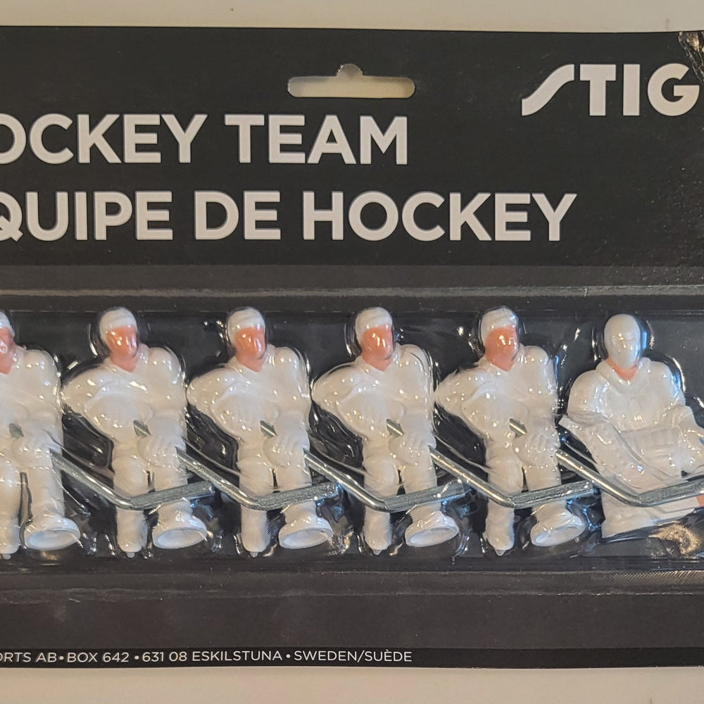 STIGA White "Paint Your Own" Table Hockey Team Players