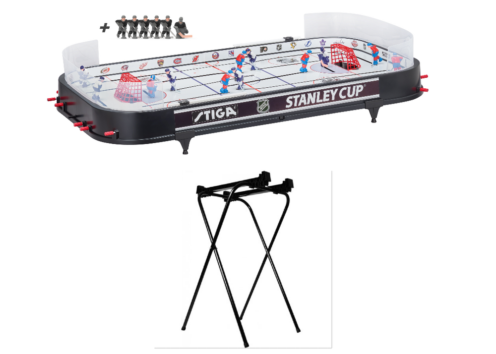 STIGA Bundle - NHL 3T Table Hockey & Game Stand