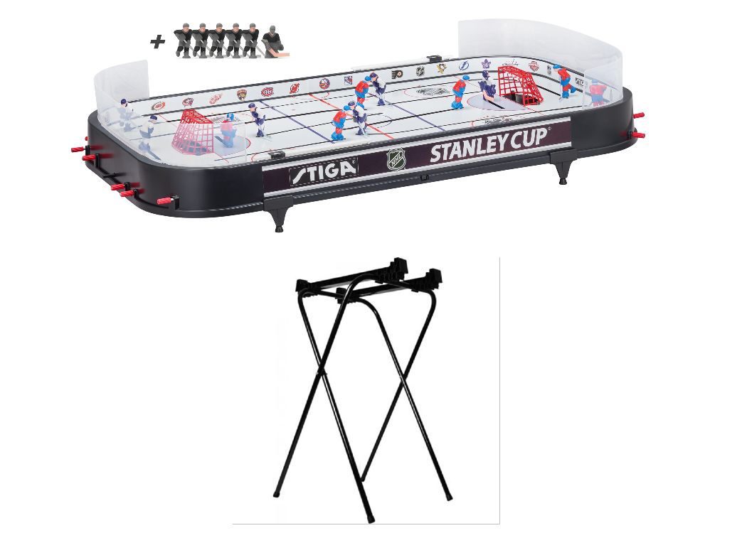 STIGA Bundle - NHL 3T Table Hockey & Game Stand