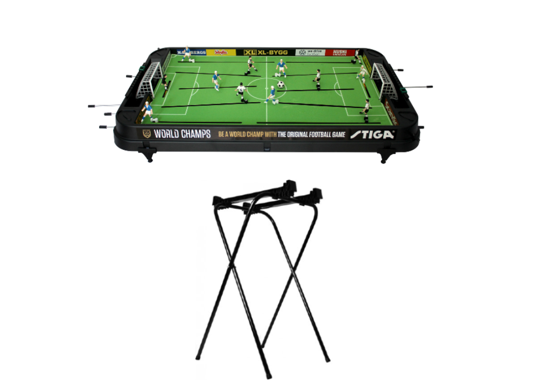 STIGA World Champs Table Soccer & Game Stand