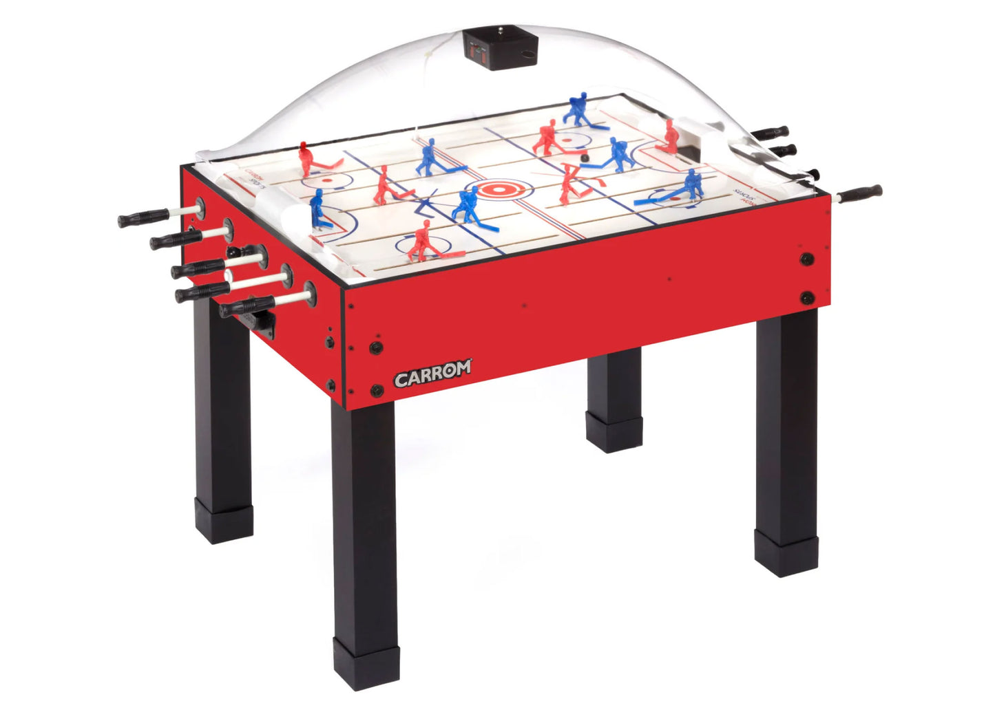 Carrom Super Stick Dome Hockey Table - Red