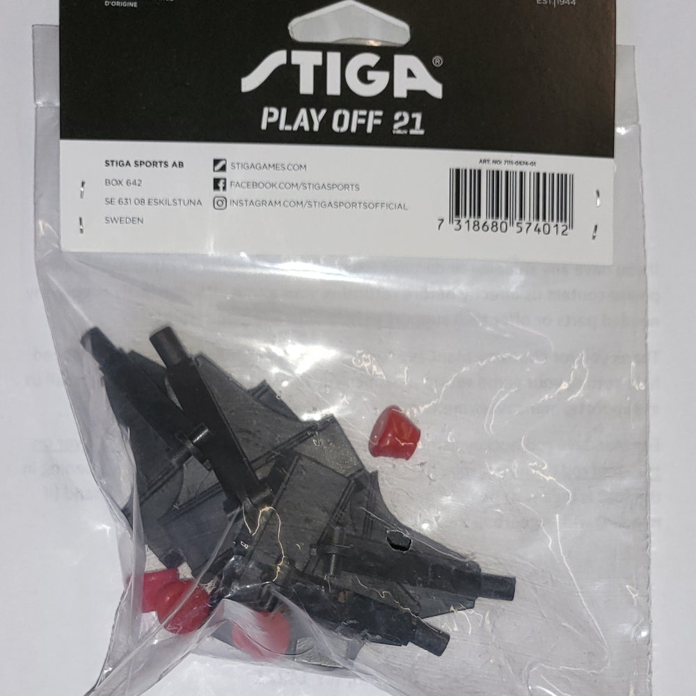 Legs (Feet) Pack of 4 (Black/Red) for STIGA Table Hockey Games