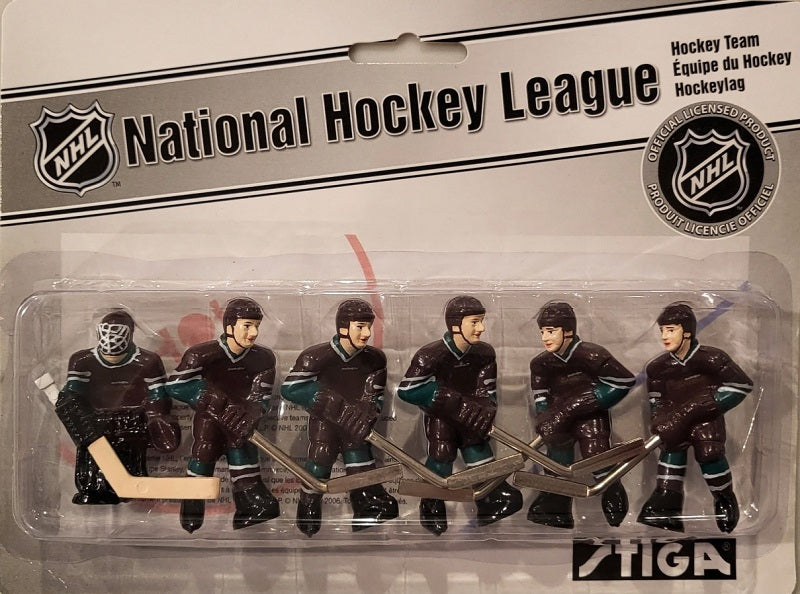 STIGA Anaheim Mighty Ducks (Purple) NHL Table Hockey Team