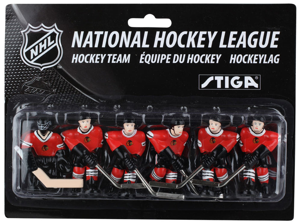 STIGA Chicago Blackhawks NHL Table Hockey Team Players