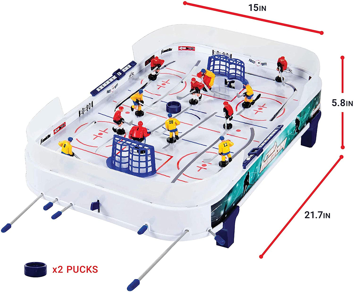 Franklin Sports Table Top Rod Hockey Game